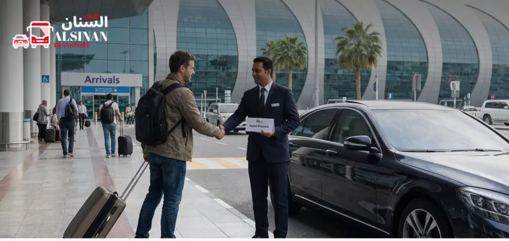Transport service options for airport transfers in the UAE with professional driver support